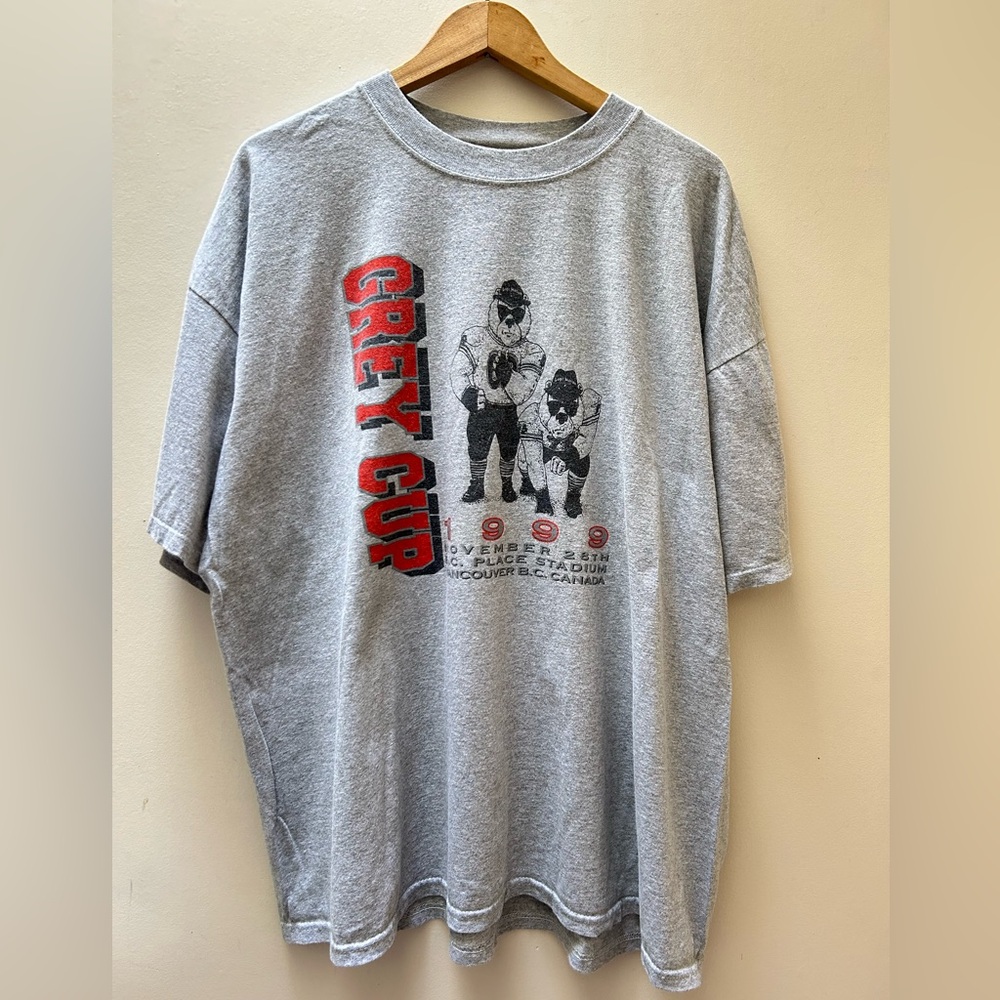 Vintage 1999 CFL Grey Cup Graphic Tee XXL